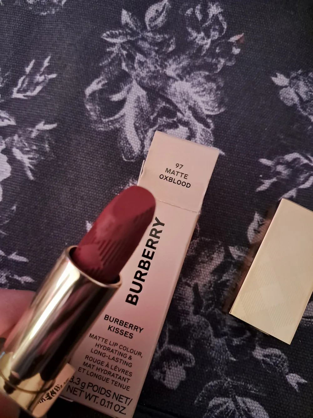 Burberry Lipstick — Deep Wine Red